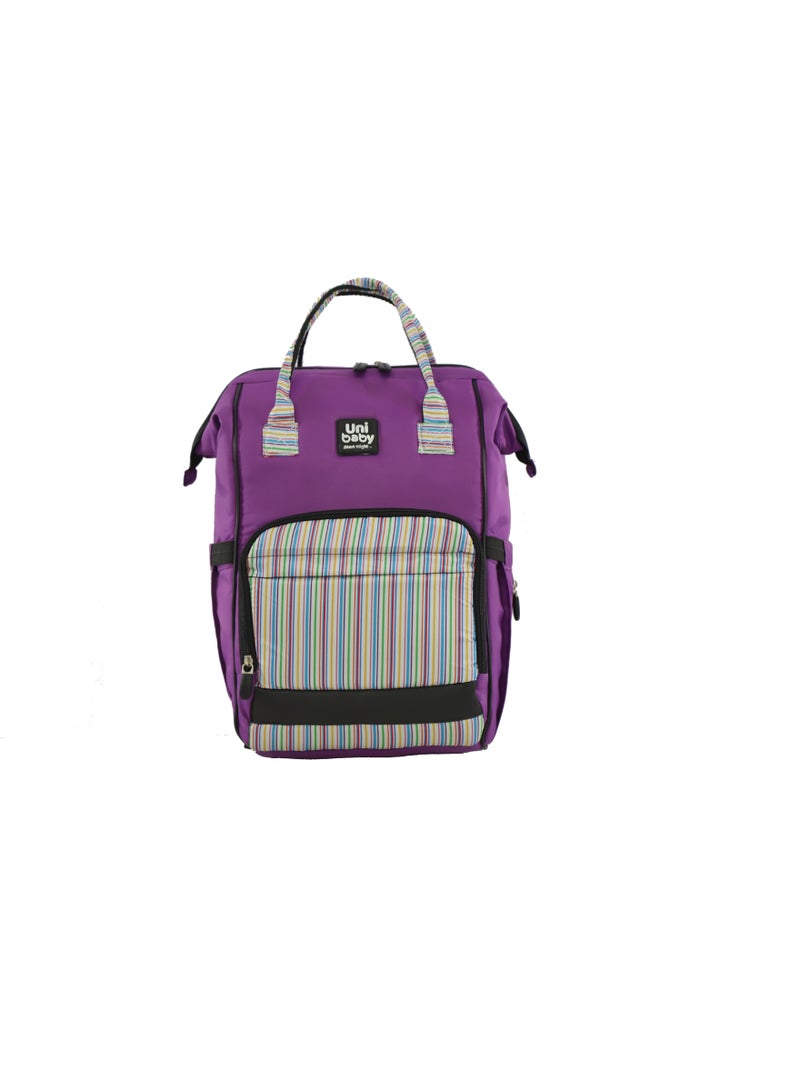 Diaper Bag Purple  Patterned - v1615285509/N45034006A_1