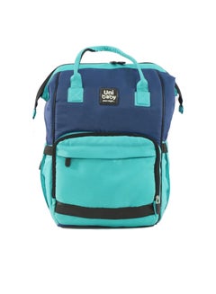 Uni baby Diaper Bag Aqua Green/Dark Blue  - Image 1