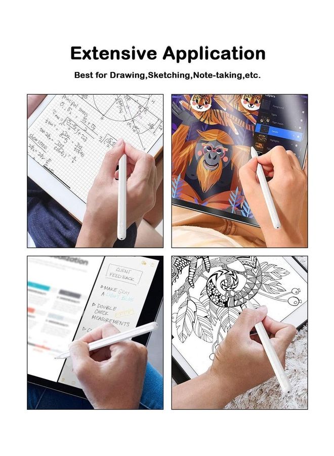 Active Stylus Shock Tolerant Pen White  - Image 5