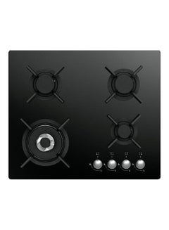 MASTERgas Glass Hob 4-Burner Gas Stove H64GBCX Black  - Image 1