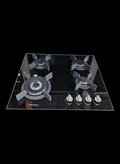 MASTERgas Glass Hob 4-Burner Gas Stove H64GBCX Black  - Image 2
