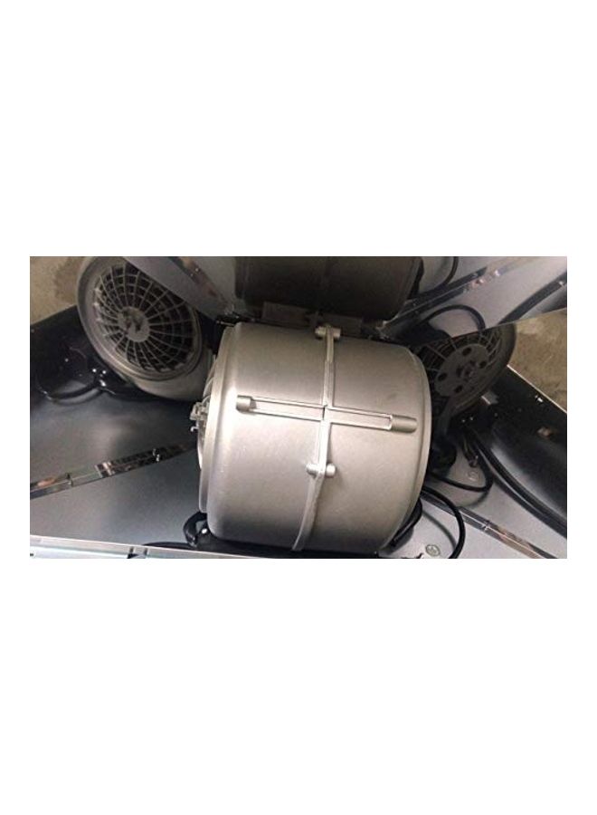 ماستر غاز شفاط مطبخ بضوء LED سبوت بقدرة 380 وات 383 W MGHG90 فضي - Image 4