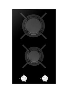 MASTERgas Glass Hob 2-Burner Gas Stove H32GBCX Black  - Image 1