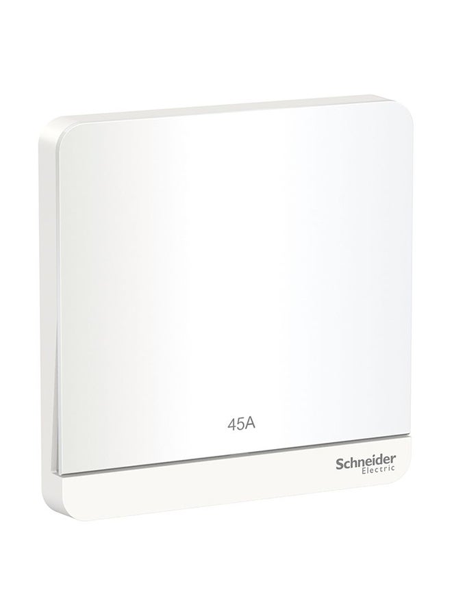 شنايدر إلكتريك سويتش مزدوج الخطوط أبيض 3.2x8.6x8.7سم