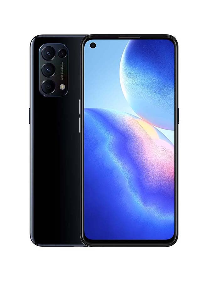 OPPO - Reno 5 Dual SIM Starry Black 8GB RAM 128GB 5G - Middle East Version - Image 1