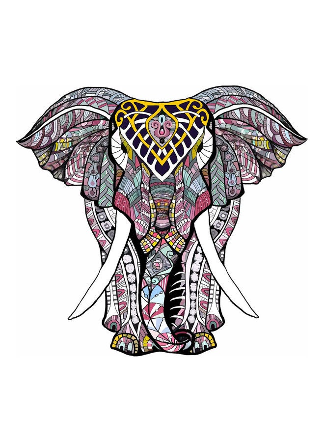 148-Piece Wooden Animal Elephant Puzzle