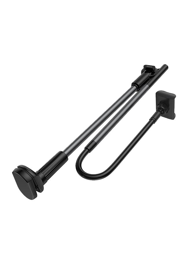 Baseus 360° Cell Phone Holder, Clamp Universal Lazy Mount Clip Hands Free Flexible Long Arm Bracket Grip for 4.0-6.5 Phones Mobile Stand Baby Monitor for Desk, Bed, Office, Kitchen Black/Grey  - Image 3