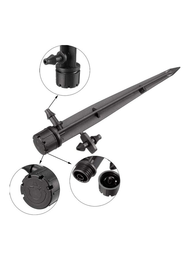 15-Piece Adjustable Spray Drippers Black - Image 3