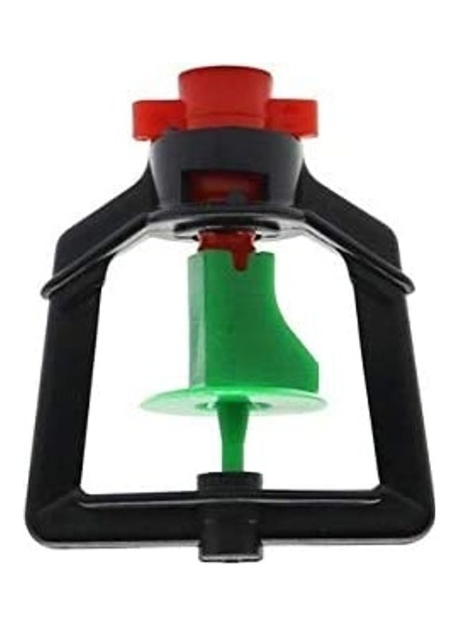 360 Degree Rotating Water Sprinkler Nozzle Black/Green/Red - Image 1