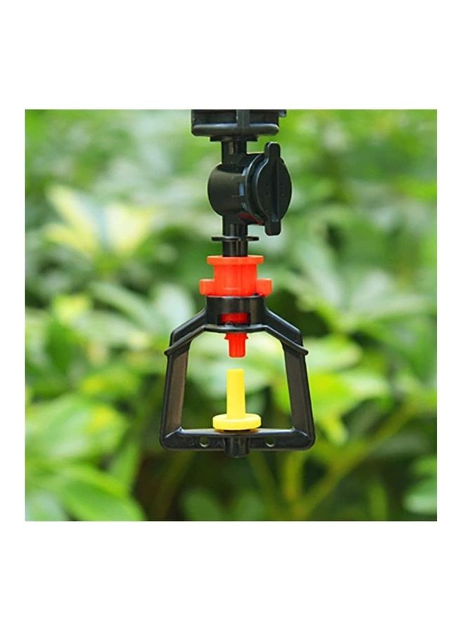 360 Degree Rotating Water Sprinkler Nozzle Black/Yellow/Red - Image 2