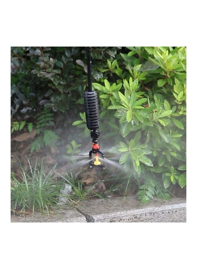 360 Degree Rotating Water Sprinkler Nozzle Black/Yellow/Red - Image 3