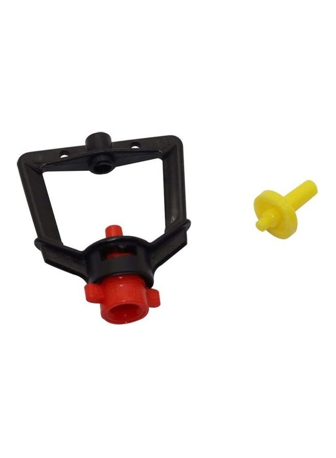 360 Degree Rotating Water Sprinkler Nozzle Black/Yellow/Red - Image 5