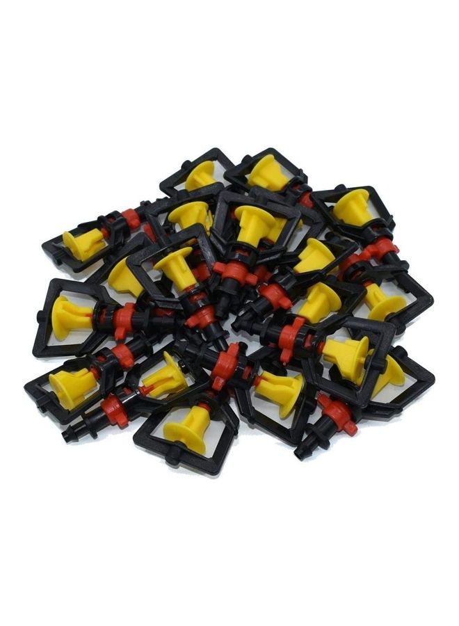 5-Pieces Garden Irrigation Rotating Misting System Multicolour 3.5 x 6cm - Image 4