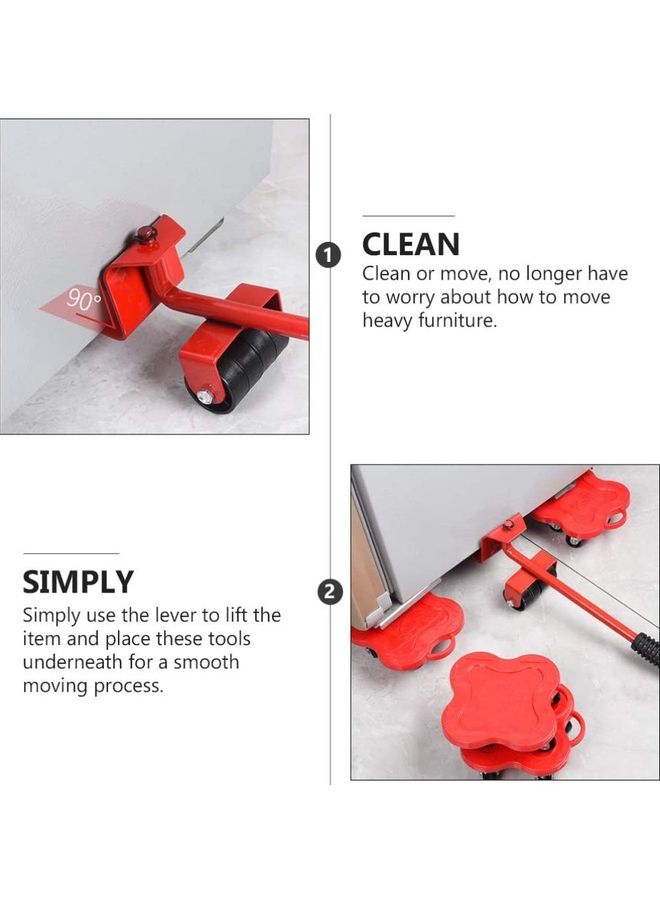 طقم أدوات رفع الأجهزة المتحركة أحمر 30x10x10سم - Image 5