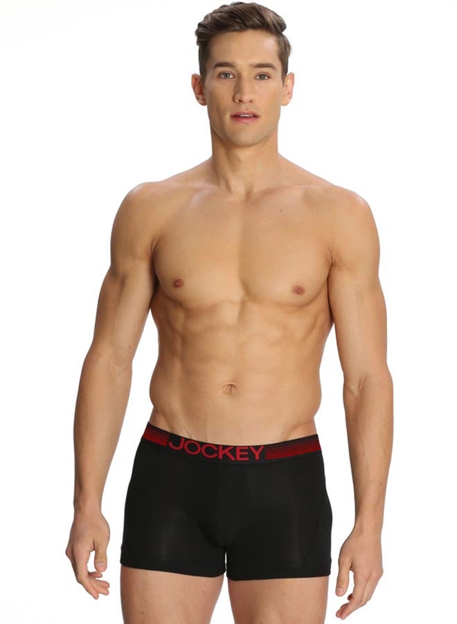 JOCKEY - Zone Stretch Boxer Brief Black - Image 1