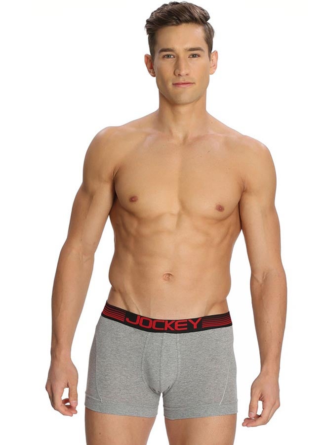 JOCKEY - Zone Stretch Boxer Brief Grey - Image 1