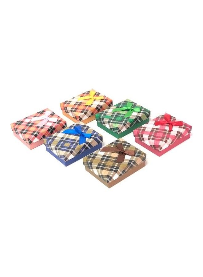 12-Pieces Cardboard Gift Box Multicolour - Image 1
