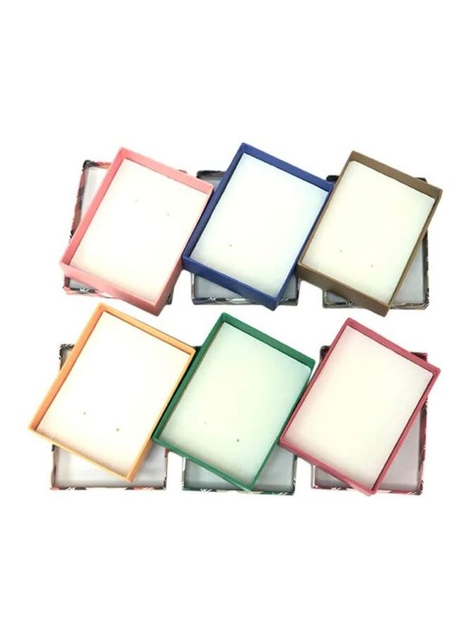 12-Pieces Cardboard Gift Box Multicolour - Image 3