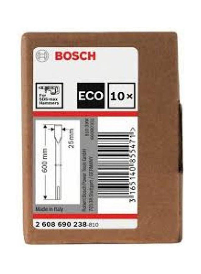 BOSCH Eco Flat Chisel Sds Max 10Pcs Silver 600mm