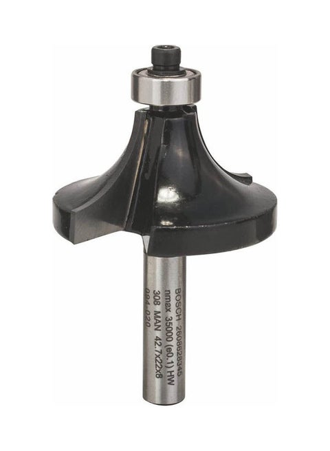 Router  Rounding Over Bit 8 Silver 8x15x21.6mm