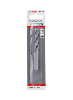 Hss Twist Drill Bit Pointteq Silver 6mm