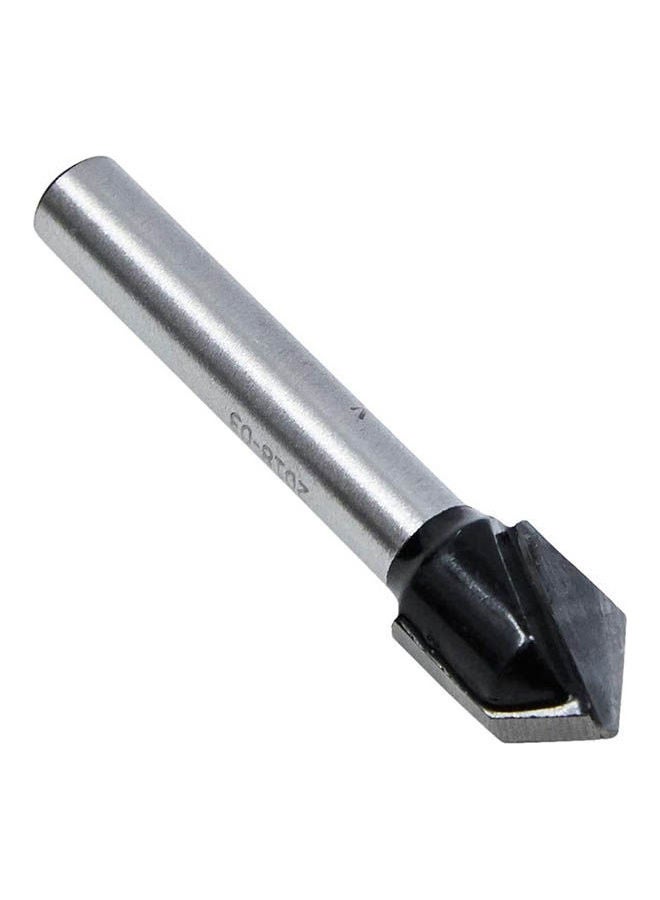 BOSCH Router  V-Groove Bit 6, Silver 6x9.5x12.3x90mm 