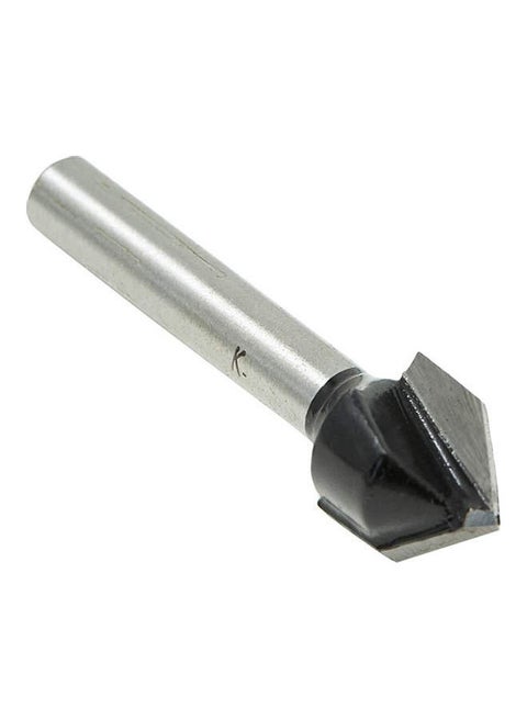 Router  V-Groove Bit 6, Silver 6x12.7x12.4mm