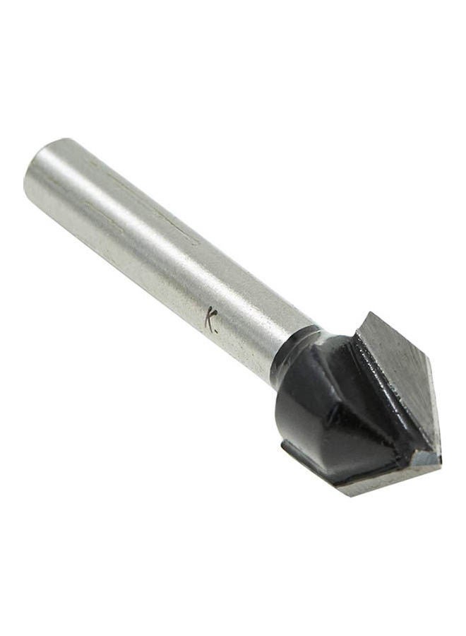 BOSCH Router  V-Groove Bit 6, Silver 6x12.7x12.4mm 