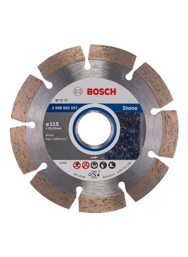 BOSCH Diamond Disc For Stone Silver 115 x 22,23mm  - Image 1