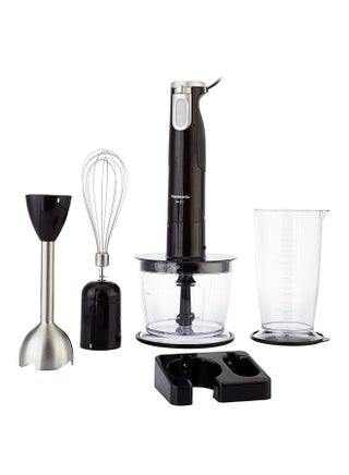 Hand Blender, 600W, 4 Unique-Shaped Blades, Chopper And Whisk Attachment, 0.7LBlending Beaker Bowl, Easy And Convenient MX-SS1 Black/Silver - v1615292271/N30982042A_1