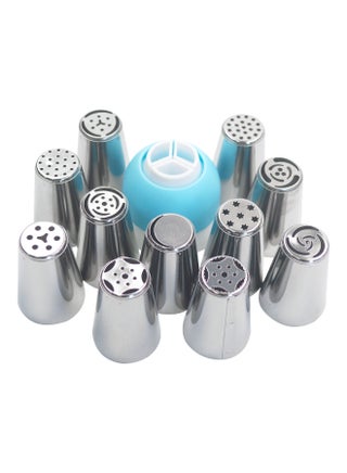 Silver Piping Tips-12 Piece