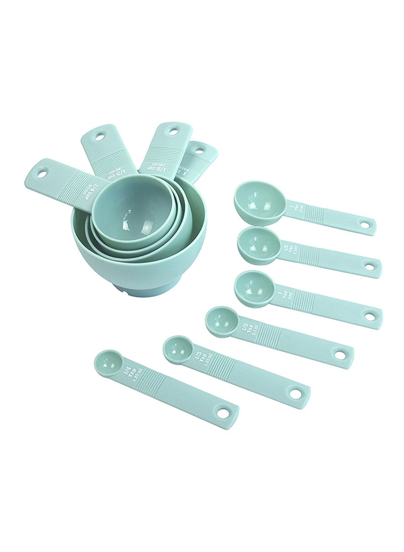 Amal 10-Piece Measuring Cup And Spoon Set Mint 240ml - Image 2