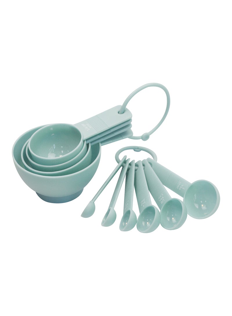 Amal 10-Piece Measuring Cup And Spoon Set Mint 240ml - Image 3