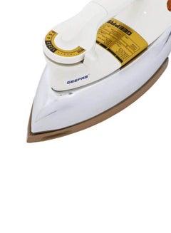 GEEPAS Electric Dry Iron 1200W 1200.0 W GDI2771 White/Silver/Brown  - Image 2