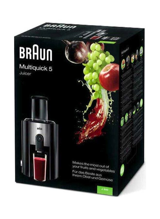 BRAUN Multiquick 3 Spin Juicer 800W 1.25 L 800 W J 300 Black  - Image 3
