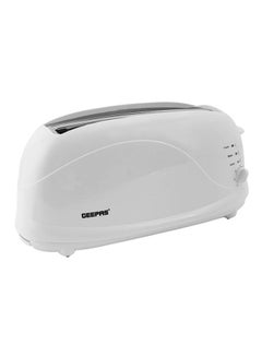 GEEPAS 4 Slice Bread Toaster With Adjustable Browning Control, Cool Touch Housing, Removable Crumb Tray 1100 W GBT9895 White  - Image 1