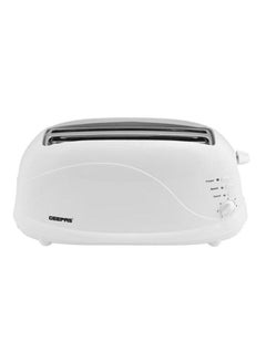 GEEPAS 4 Slice Bread Toaster With Adjustable Browning Control, Cool Touch Housing, Removable Crumb Tray 1100 W GBT9895 White  - Image 2