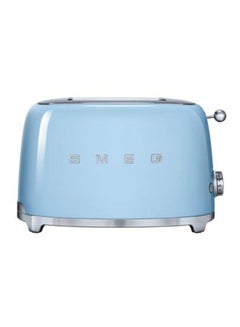 smeg 2 Slice Toaster 950W 950.0 W TSF01PBUK Blue/Silver  - Image 2
