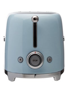 smeg 2 Slice Toaster 950W 950.0 W TSF01PBUK Blue/Silver  - Image 4