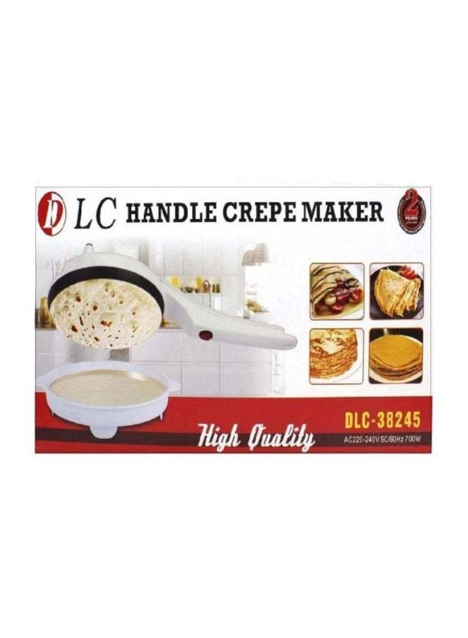 دي إل سي  ماكينة صنع كريب مانعة للالتصاق بقوة 700 وات 700.0 W DLC-38245 أبيض/ أسود - Image 2