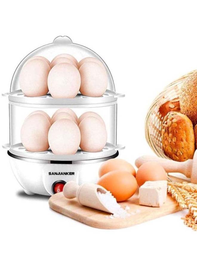 دي إل سي  جهاز طهي البيض بالبخار سعة 14 بيضة من دورين 350 W 18541903940 شفاف/ أبيض - Image 2