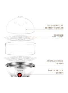 DLC Double Layer 14 Egg Steaming Cooker 350.0 W 18541903940 Clear/White  - Image 3
