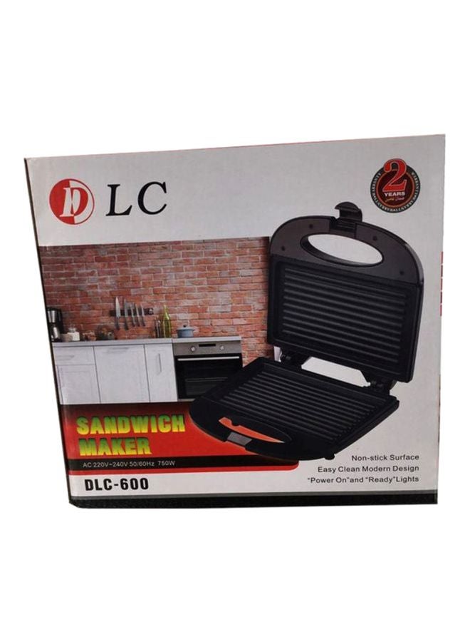 DLC - Sandwich Maker 750W 750.0 W DLC-600 Black - Image 1