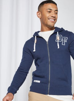 izzue Zip-Up Hoodie Navy  - Image 4