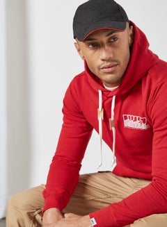 izzue Back Graphic Hoodie Red  - Image 4