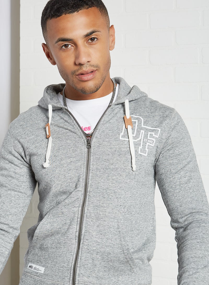 Zip-Up Hoodie Heather Grey - v1615294027/N43396048V_4