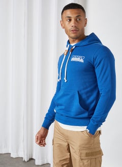 izzue Back Graphic Hoodie Blue  - Image 1