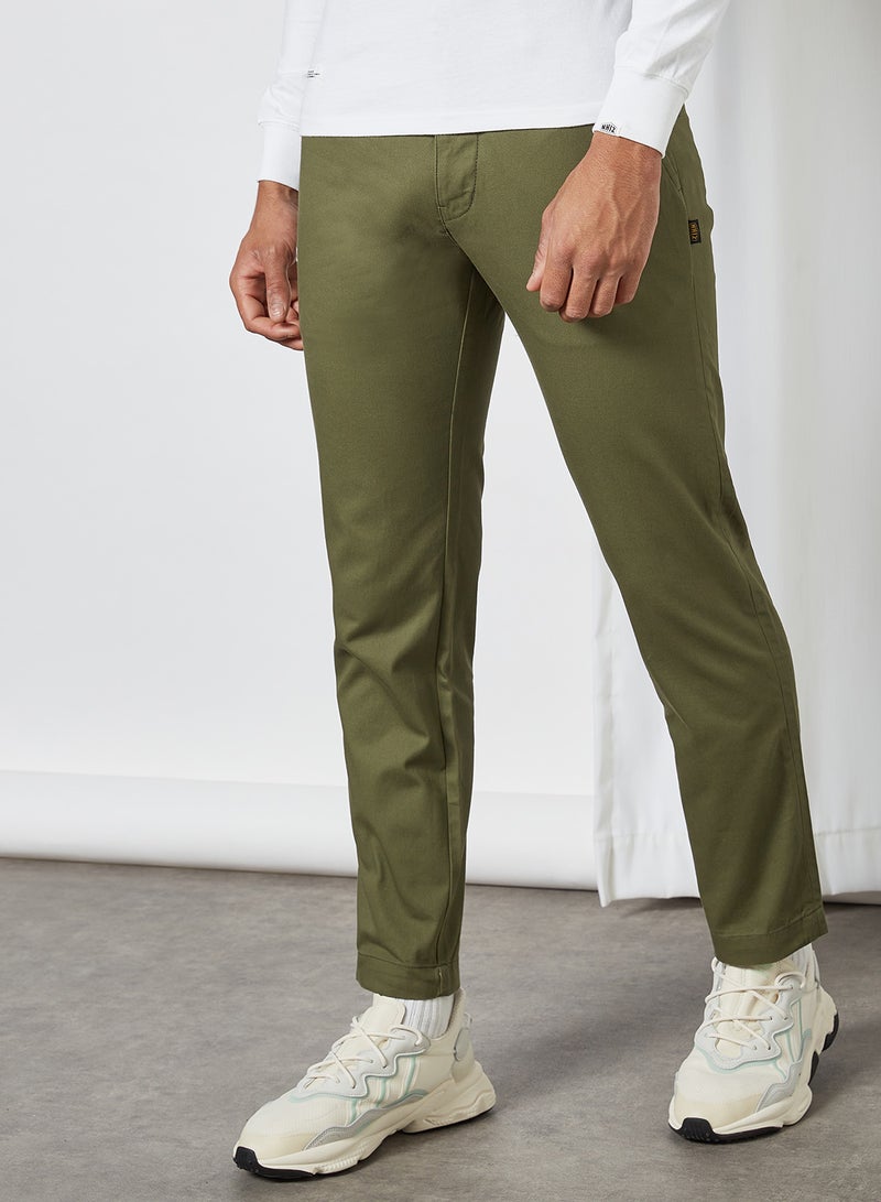izzue - Basic Chino Pants Khaki - Image 1