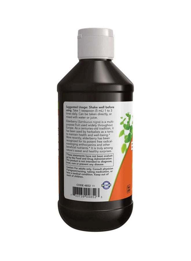Now Foods Elderberry Liquid 500mg Dietary Supplement 8 fl oz (237 ml) - Image 3