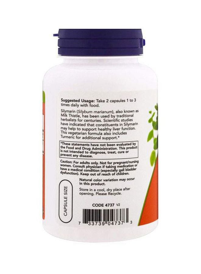 Now Foods - Silymarin Milk Thistle Extract 150 mg Dietary Supplement - 120 Veg Capsules - Image 1